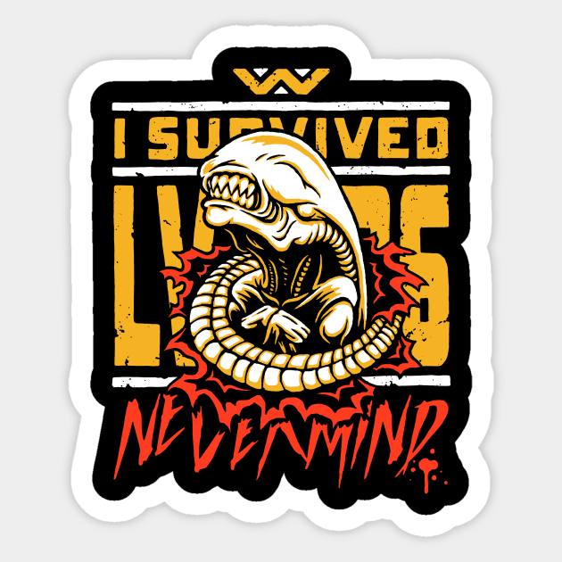 I Survived LV-426 Sticker by BWartwork